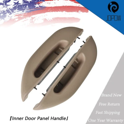 Apto para 96-02 GMC Savana 1500 2500 Van 2 piezas reposabrazos puerta bronceado delantero izquierdo + derecho Foto 1 de 4