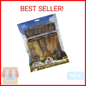 Loving Pets Pure Buffalo 6-Inch Backstrap Tendon Dog Treat, 20-Pack - Picture 1 of 2