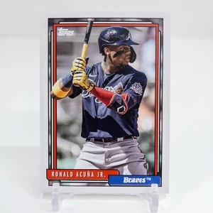 2021 Topps Update Ronald Acuna Jr. Braves 92' Variation #T92-6 - Picture 1 of 2