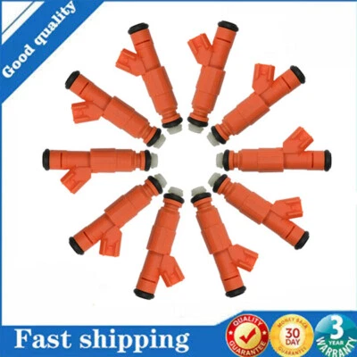 10 X Fuel Injectors for XL2Z9F593BA Ford Lincoln Town Car 4.6L V8 2000 2003 2004 Foto 1 de 4