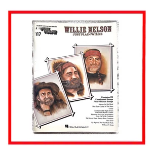 Just Plain Willie Nelson E-Z Play Sheet Music Songbook Hal Leonard Companion VG - Picture 1 of 24