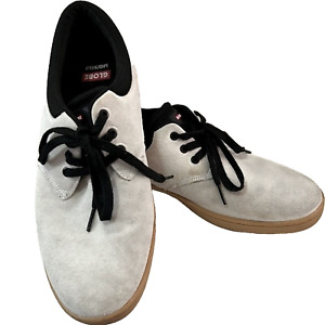 Globe Winslow Sg (NATURAL/BLACK) Men's Skate Shoes Sz 12 Gray Suede