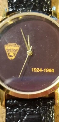 National Automobile Club 18K Gold Plated Quartz Wrist Watch - runs, new battery - Image 1 of 4