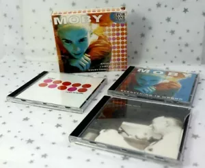 MOBY 3 FOR ONE Original Albums CDs BOX SET COLLECTABLE Animal Rights - Picture 1 of 5