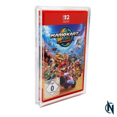 CARDNAX Acryl Case für Nintendo Switch 2 Spiele mit Schiebeverschluss - Schutzbox NEU