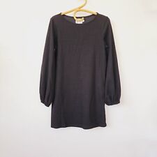 Hello Molly Long Sleeve Black Knit Dress Size XS Perfect As New!