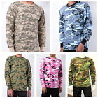 T-shirt décontracté homme armée militaire camouflage à manches longues camp de chasse extérieur