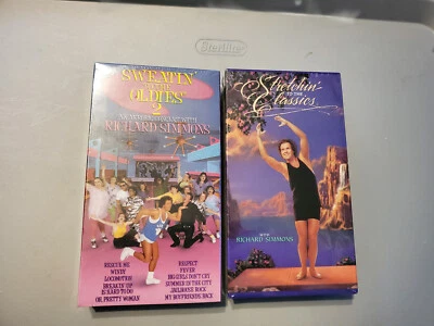 Richard Simmons Sweatin to the Oldies 2 & Stretchin' To The Classics VHS Foto 1 de 3