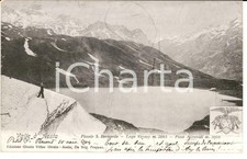 1904 VALLE D'AOSTA Piccolo S. Bernardo - Lago Verney - Picco Miravidi *Cartolina