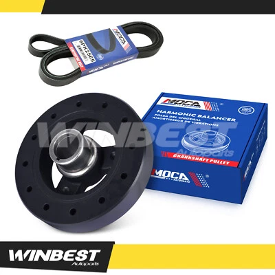 Harmonic Balancer Serpentine Belt Set for 88-89 Chevrolet GMC C/K1500 C/K2500 V8 - Image 1 of 4