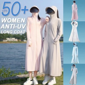 UPF 50 + UV-Schutz Lange Kleidung Sommer Frauen Sonnenschutz kleidung lang - Bild 1 von 7