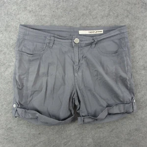 DKNY Shorts Women's 8 Gray Medium Wash Chino Shorts - Picture 1 of 8