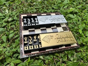 Game of Thrones Chess Set w\ 3D Chess Pieces - GOT Figures - Handmade Chess Set - Picture 1 of 12