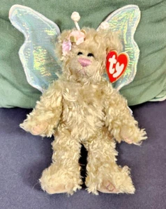 Ty Beanie Baby Rafaella the Angel Bear Movable Joints 8" Attic Treasures - Picture 1 of 7