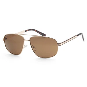 Guess Men's 60 mm Gold Sunglasses GF0244-32E - Picture 1 of 2
