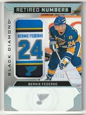 2020-21 Upper Deck (Black Diamond) "Retired Numbers" SP # RN-BF Bernie Federko!