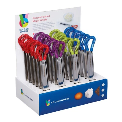 Colourworks Brights Coloured Silicone Headed Magic Whisk - Image 1 of 4