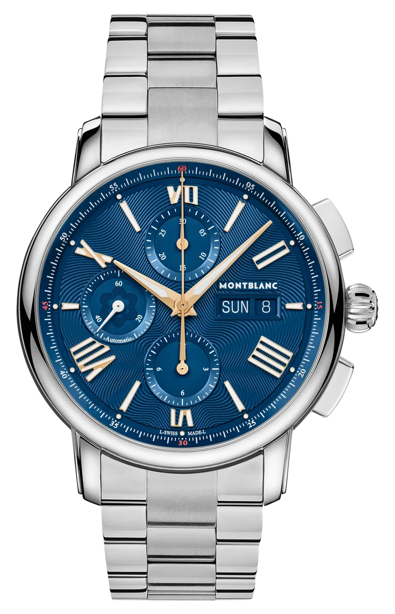 Montblanc Stainless Steel Band Mechanical (Automatic) Wristwatches