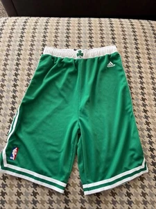 NBA Youth XL Boston Celtics Shorts Green Polyester - Picture 1 of 5