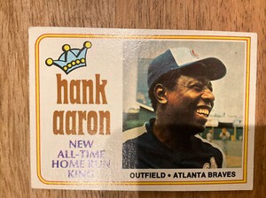 1974 Topps Hank Aaron New All-Time Home Run King #1