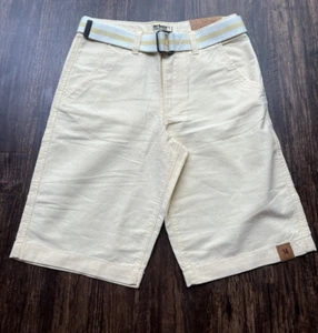 Urban Pipeline Shorts Boys Size 14 Pale Yellow Flat Front Adjustable Waist NWT - Picture 1 of 8