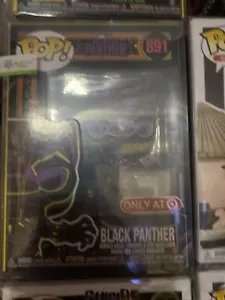 Funko Pop! Marvel Black Panther (Purple Glow) #273 Target Exclusive w/ Protector - Picture 1 of 1