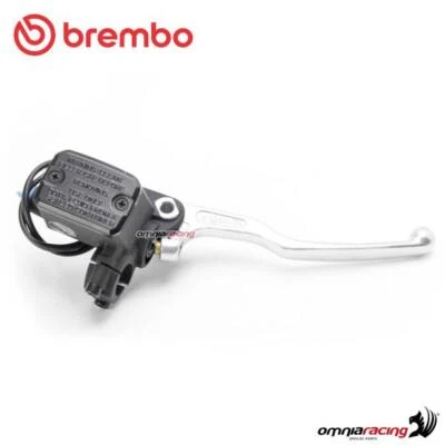Brembo pompa freno ant assiale leva argento PS16 serbatoio fluido integrato - Immagine 1 di 4