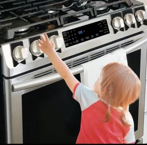 5-pc Stove Oven Knob Locks, Durable Design, Child Safety, Baby Proof / Proofing - Picture 1 of 7