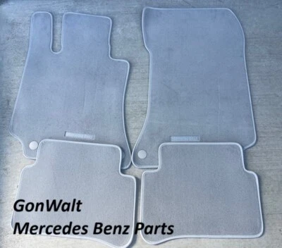 21268088017P61 Mercedes Benz Velour Floor Mats E350 E550 E400 E250 E63AMG - Image 1 of 4