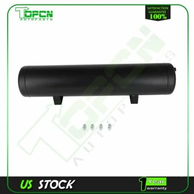 Tanque de aire negro de 5 galones y 5 puertos para bocinas de tren compresor suspensión neumática Foto 1 de 4