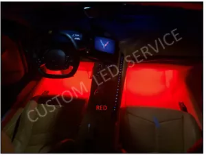 2020-25 C8 CORVETTE FOOTWELL LED LIGHTING KIT , PLUG N PLAY - Picture 1 of 10