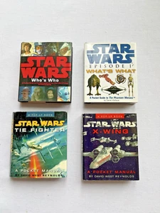 Star Wars Bundle of 4 Mini Books / Pocket Manuals incl 2 Pop up - Picture 1 of 20