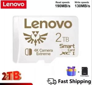 Lenovo Memory Card 2TB High Speed Micro TF SD Card For Nintendo Switch SD Card - Picture 1 of 5