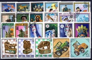 Mongolia sellos usados lote 02 - Imagen 1 de 1