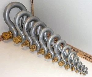 Anchor Shackle Screw Pin Clevis Campbell® Lifting Rigging Sizes 3/16" to 2"🆕 - Picture 1 of 15