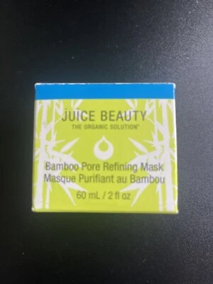 Máscara refinadora de poros de bambú orgánica Juice Beauty tamaño completo 2 oz nueva en caja Foto 1 de 3