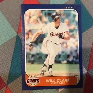 1986 FLEER UPDATE #U-25 WILL CLARK  Giants HOF MVP legend   !! - Afbeelding 1 van 2
