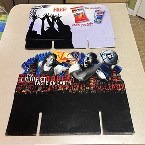 KEVIN GARNETT DORITOS 3Ds & PEPSI VINTAGE 1990s / 00s CARDBOARD CUTOUT SIGNS NBA - Picture 1 of 21