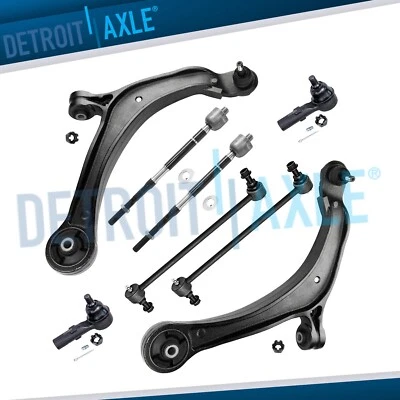 Front Lower Control Arms w/ Ball Joints Tie Rods for 2011 - 2017 Honda Odyssey - Image 1 of 4