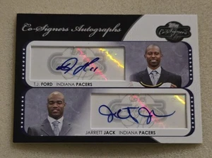 2008-09 Topps Co-Signers TJ FORD / JARRETT JACK AUTO #/240 Indiana Pacers CS-FJ - Picture 1 of 2