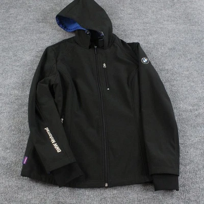 Chaqueta BMW Motorrad Para Hombre Extra Grande Negra Softshell Con Capucha Motocicleta Montar Foto 1 de 4