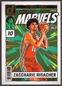 2024-25 Donruss Zaccharie Risacher Net Marvels Rookie #14 Atlanta Hawks - Picture 1 of 2