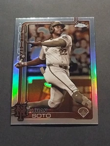 JUAN SOTO 2025 Topps Chrome Sepia Refractor #200 New York Mets - Picture 1 of 2