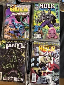 4 anuales de Hulk sin circular, - 1998, 1999, 2000, 2001 John Byrne Eric Larsen casi nuevo - Imagen 1 de 5
