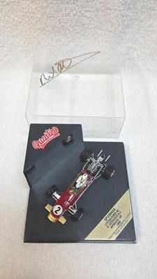 1/43 Quartzo Lotus 49 Gold Leaf, 1969 Monaco Grand Prix; signed Richard Attwood - Image 1 of 4