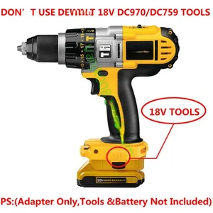 1 Adaptador para Batería Deslizante DEWALT 20V (MAX) Convertir a 18V XRP DC9096 Herramientas - Imagen 1 de 5