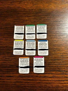 McDonald’s Monopoly 2025 Spielfiguren Konvolut (8) - unbenutzte Aufkleber - Bild 1 von 1