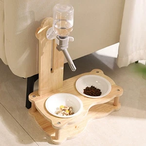 Raised Cat Food Bowl Elevated Pet Bowls Raised Feeding Station Lightweight - Picture 1 of 4