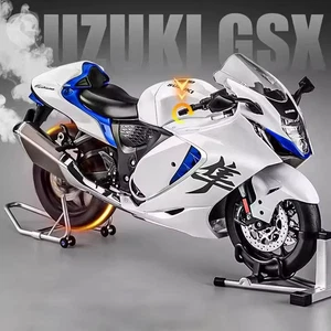 Spray 1:6 Suzuki Hayabusa GSX-1300R Alu Metall Diecast Motorrad Modell High... - Bild 1 von 10