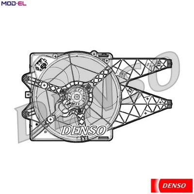 FAN ENGINE COOLING DER09065 FOR FIAT 192B5.000/A8.000 937A5.000 1.9L 4cyl - Image 1 of 4
